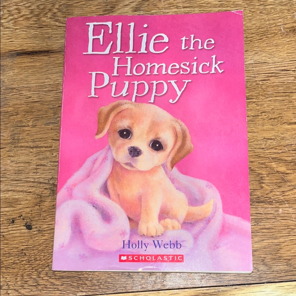 Scholastic Pink 'Ellie the Homesick Puppy' by Holly Webb